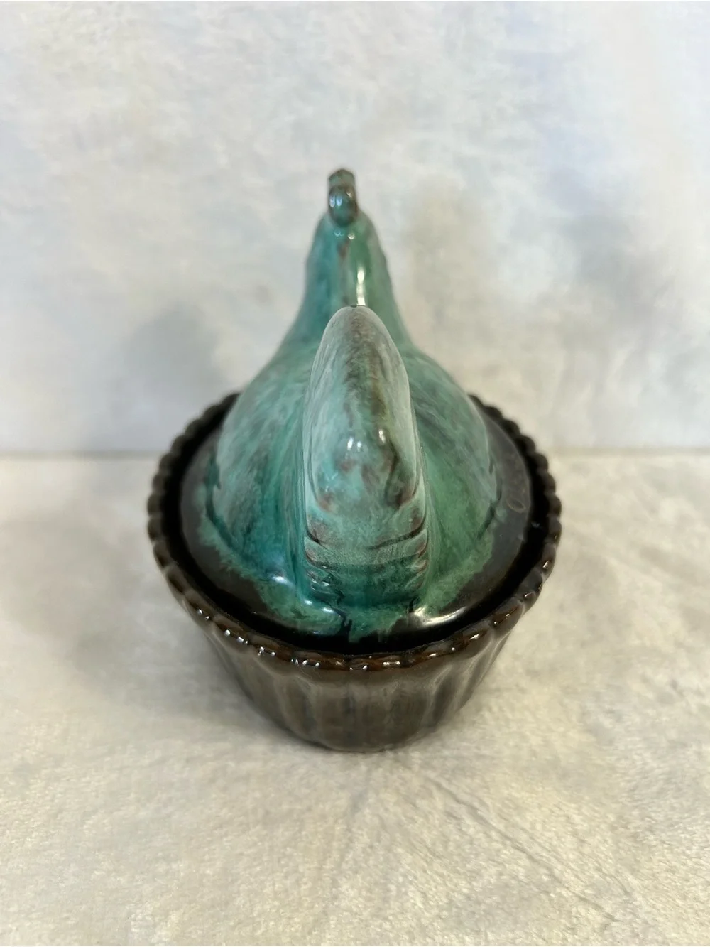 N/A green glazed